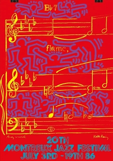 Plakat - Keith Haring and Andy Warhol, 1986